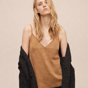 Wilfred free Aritzia faux suede camisole